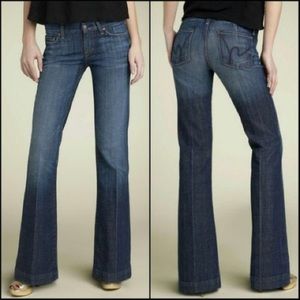 Citizens of Humanity Faye #003 Low Rise Wide Leg Size 26